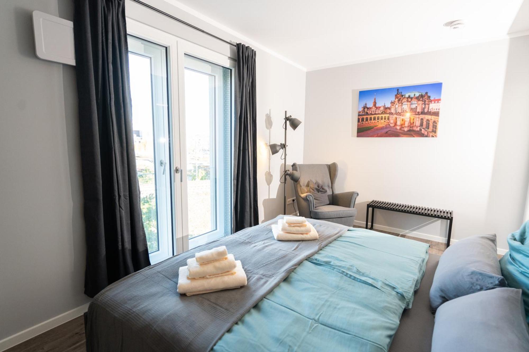 Supreme City Dream Mit Terrasse Und Parkplatz - 110M² Dresde Exterior foto
